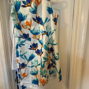 Vibrant Floral Print Dress